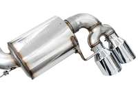 AWE Tuning 2019+ BMW M340i (G20) Non-Resonated Touring Edition Exhaust - Quad Chrome Silver Tips