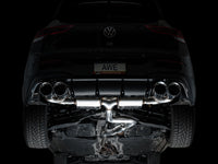 AWE MK8 Volkswagen Golf R 3in Touring Edition Quad Exhaust - Chrome Silver Tips
