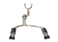 AWE Tuning Audi C7 / C7.5 S6 4.0T Touring Edition Exhaust - Diamond Black Tips