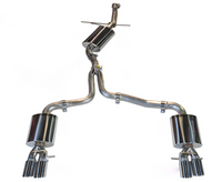 AWE Tuning Audi B8 A5 2.0T Touring Edition Exhaust - Quad Outlet Diamond Black Tips