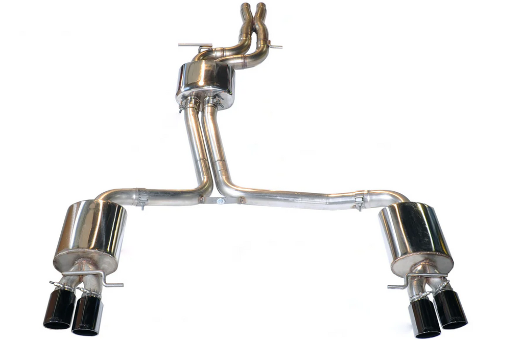 AWE Tuning Audi B8.5 S5 3.0T Touring Edition Exhaust System - Diamond Black Tips (90mm)