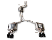 AWE Tuning Audi 8R SQ5 Touring Edition Exhaust - Quad Outlet Diamond Black Tips