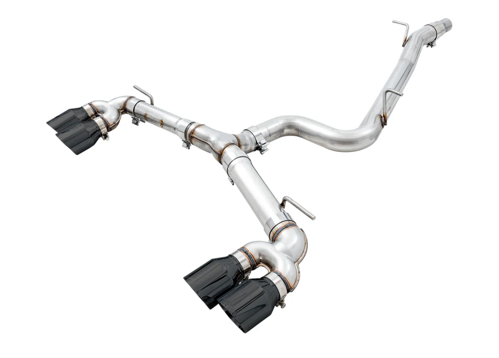 AWE Tuning 15-17 Volkswagen Golf R MK7 Track Edition Exhaust - Diamond Black Tips (102mm)