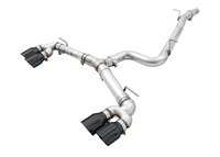 AWE Tuning 15-17 Volkswagen Golf R MK7 Track Edition Exhaust - Diamond Black Tips (102mm)