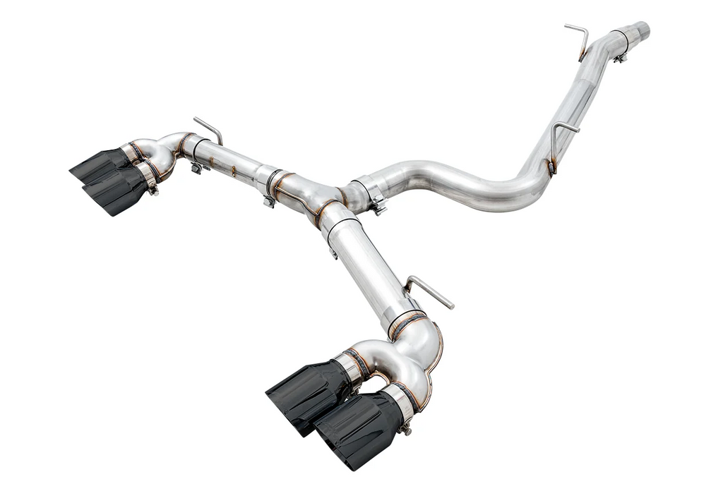AWE Tuning MK7.5 Golf R Track Edition Exhaust w/Diamond Black Tips 102mm