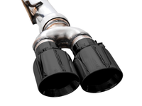 AWE Tuning 4th Gen GM 1500 5.3L 0FG Catback Split Rear Exit (w/ Bumper Cutouts) - Quad Diamond Tips