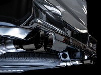 AWE Tuning 4th Gen GM 1500 5.3L 0FG Catback Split Rear Exit (w/ Bumper Cutouts) - Quad Diamond Tips