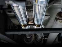 AWE Tuning 4th Gen GM 1500 6.2L 0FG Catback Split Rear Exit (w/ Bumper Cutouts) - Quad Diamond Tips