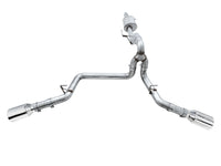 AWE Tuning 2015+ Ford F-150 0FG Dual Exit Performance Exhaust System w/5in Chrome Silver Tips