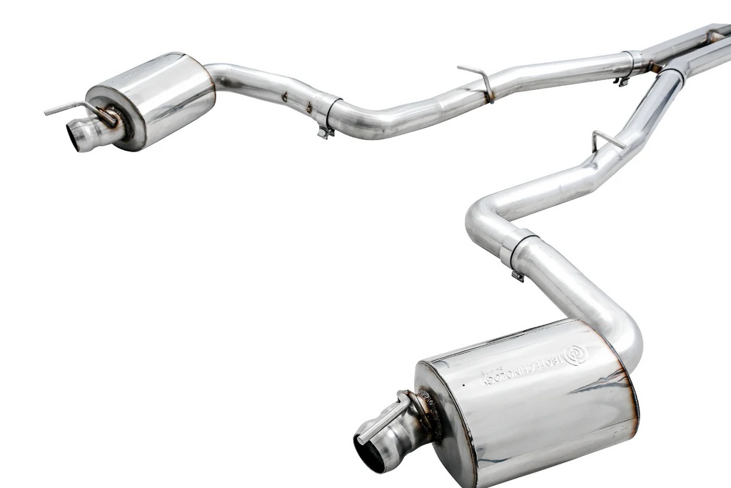 AWE Tuning 2015+ Dodge Challenger 6.4L/6.2L Non-Resonated Touring Edition Exhaust - Use Stock Tips