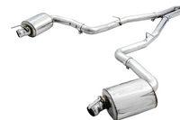 AWE Tuning 2015+ Dodge Challenger 6.4L/6.2L Non-Resonated Touring Edition Exhaust - Use Stock Tips
