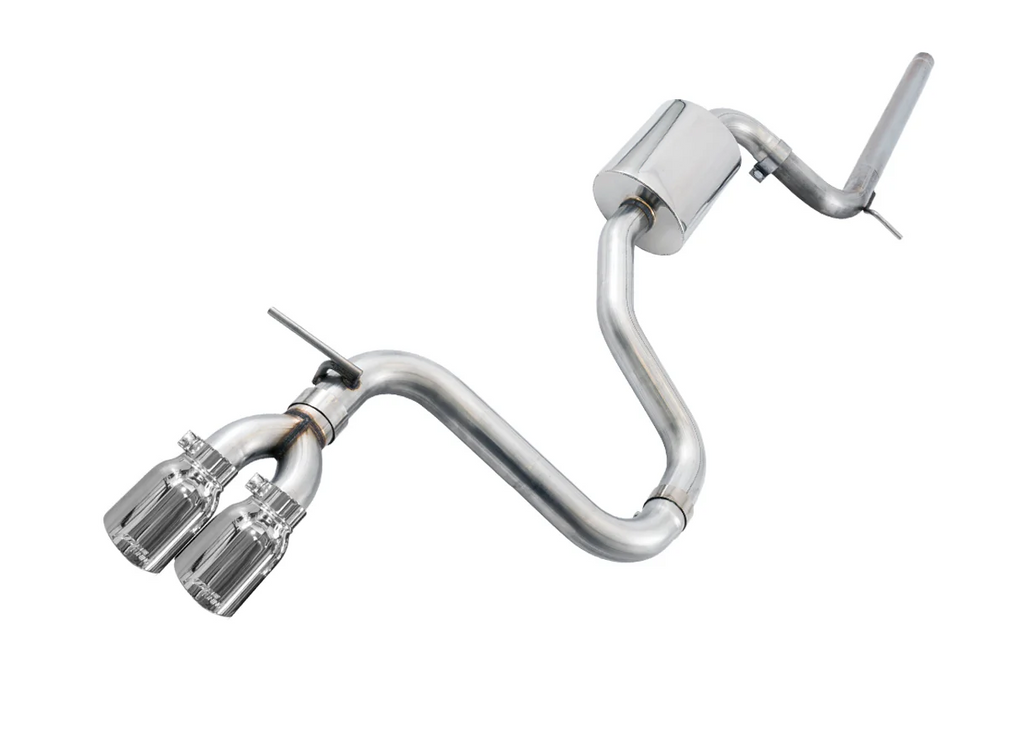 AWE Tuning VW MK7 Golf 1.8T Track Edition Exhaust w/Chrome Silver Tips (90mm)