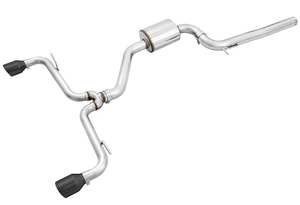 AWE Tuning VW MK7 GTI Track Edition Exhaust - Diamond Black Tips
