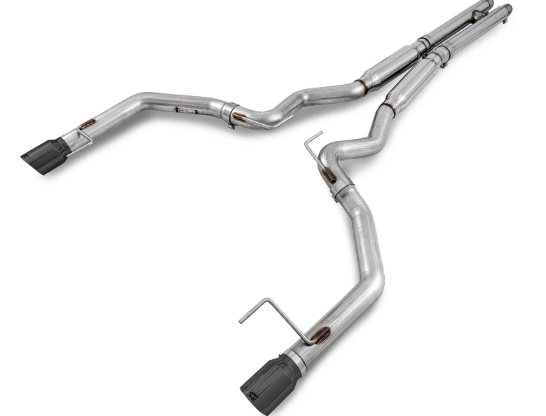 AWE Tuning S550 Mustang GT Cat-back Exhaust - Track Edition (Diamond Black Tips)
