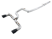 AWE Tuning Ford Focus RS Track Edition Cat-back Exhaust - Diamond Black Tips