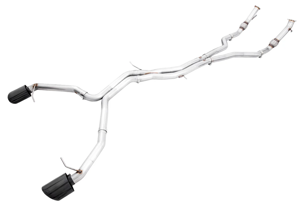 AWE Tuning Audi B9 RS5 Sportback Track Edition Exhaust- Non Resonated - Diamond Black RS-Style Tips