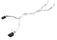 AWE Tuning Audi B9 RS5 Sportback Track Edition Exhaust- Non Resonated - Diamond Black RS-Style Tips