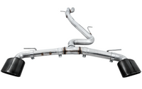 AWE Tuning 18-19 Audi TT RS 8S/RK3 2.5L Turbo Track Edition Exhaust - Diamond Black RS-Style Tips