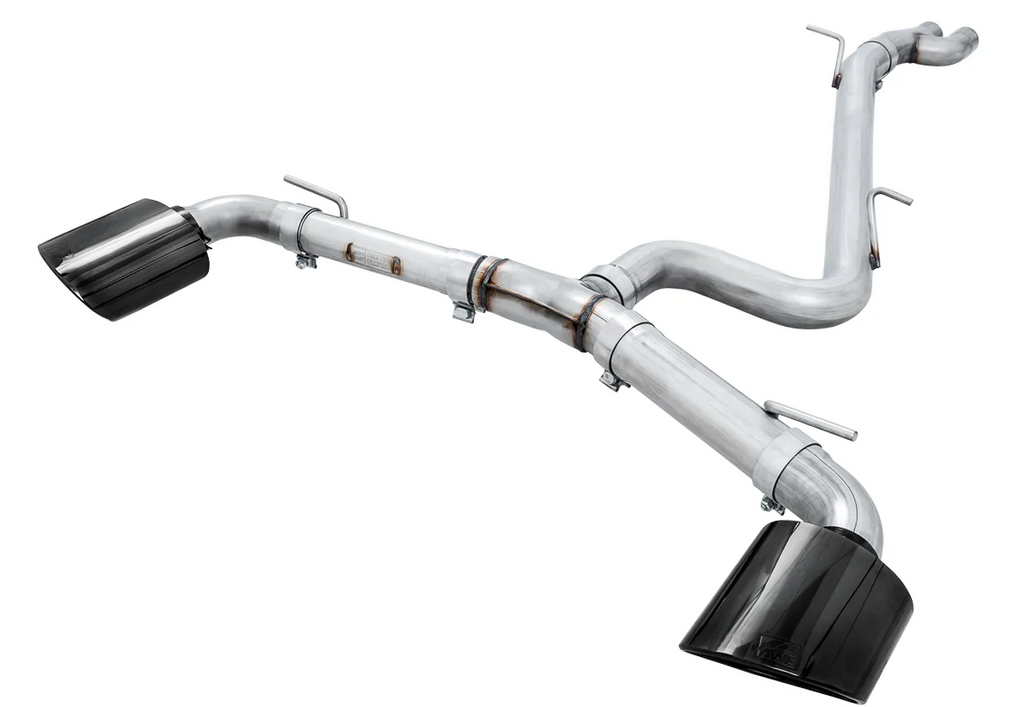 AWE Tuning 17-19 Audi RS3 8V Track Edition Exhaust - Diamond Black Tips RS-Style Tips