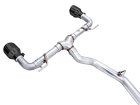AWE Subaru BRZ / Toyota GR86 / Toyota 86 Track Edition Cat-Back Exhaust- Diamond Black Tips