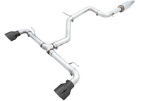 AWE 2022 VW GTI MK8  Track Edition Exhaust - Diamond Black Tips