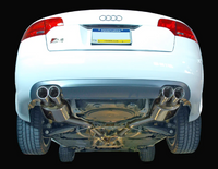 AWE Tuning Audi B7 S4 Track Edition Exhaust - Polished Silver Tips