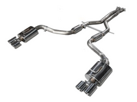 AWE Tuning Panamera 2/4 Track Edition Exhaust (2011-2013) - w/Chrome Silver Tips