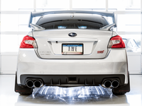 AWE Tuning Subaru WRX/STI VA/GV Sedan Track Edition Exhaust - Chrome Silver Tips (102mm)