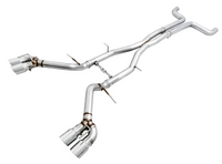 AWE Tuning 16-19 Chevy Camaro SS Non-Res Cat-Back Exhaust - Track Edition (Quad Chrome Silver Tips)