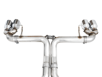 AWE Tuning 2019+ BMW M340i (G20) Track Edition Exhaust - Quad Chrome Silver Tips