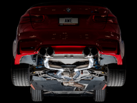 AWE Tuning BMW F8X M3/M4 Track Edition Catback Exhaust - Chrome Silver Tips