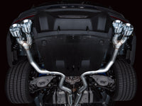 AWE 2024 Ford Mustang Dark Horse S650 RWD Track Edition Catback Exhaust w/ Quad Chrome Silver Tips