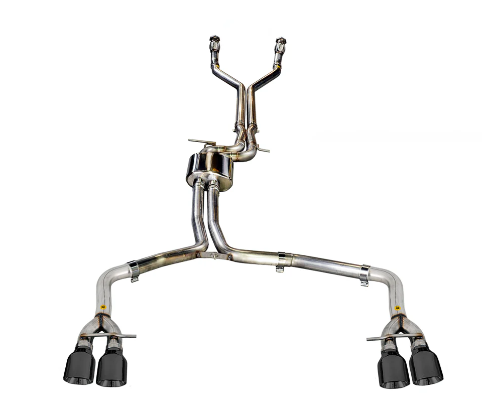 AWE Tuning Audi C7 / C7.5 S6 4.0T Track Edition Exhaust - Diamond Black Tips