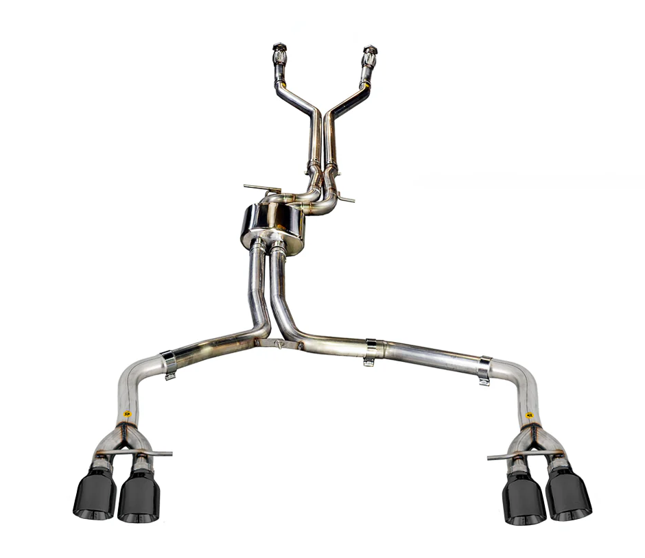 AWE Tuning Audi C7 / C7.5 S7 4.0T Track Edition Exhaust - Diamond Black Tips