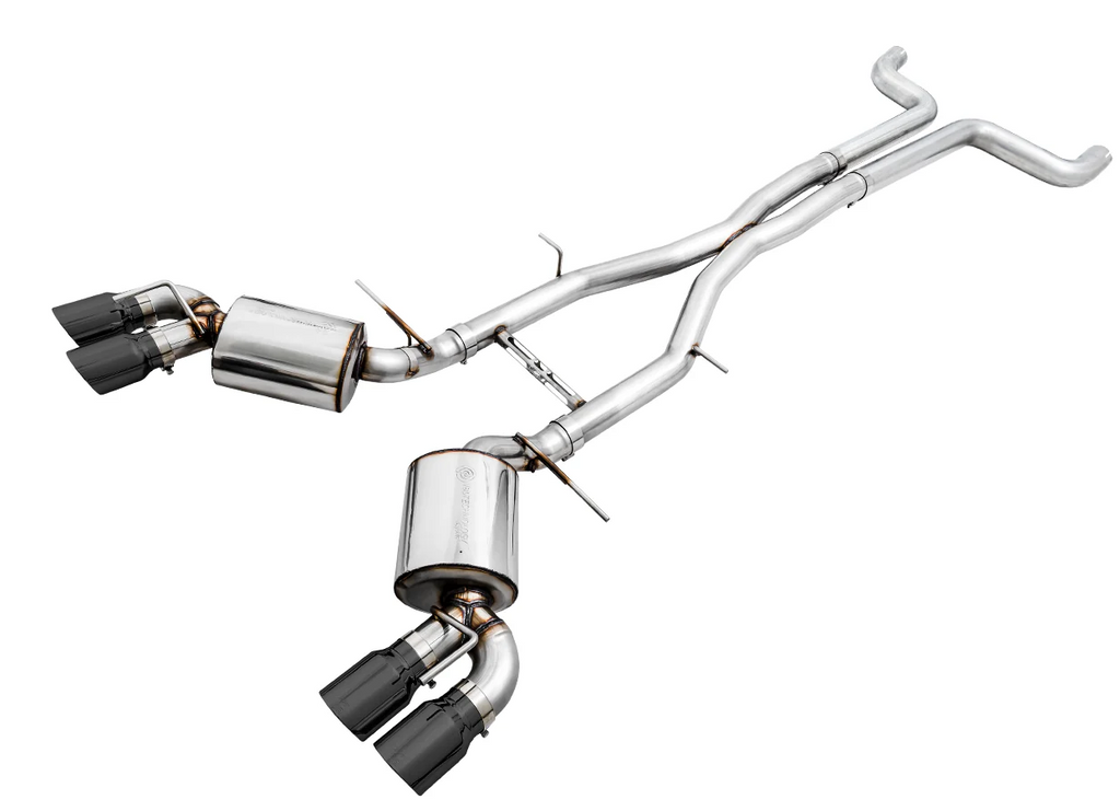 AWE Tuning 16-19 Chevy Camaro SS Non-Res Cat-Back Exhaust -Touring Edition (Quad Diamond Black Tips)