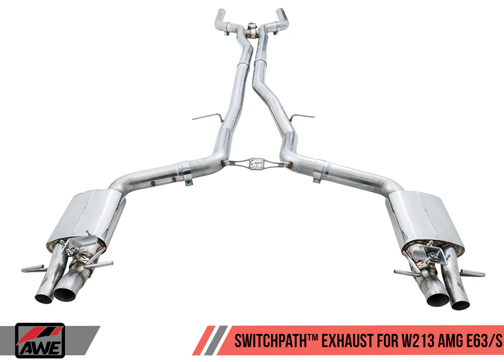 AWE Tuning Mercedes-Benz W213 AMG E63/S Sedan/Wagon SwitchPath Exhaust System - for Non-DPE Cars
