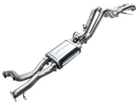 AWE Tuning 22-24 Ford Bronco Raptor 4WD Dual BashGuards Cat-Back SwitchPath Exhaust (No Tips)