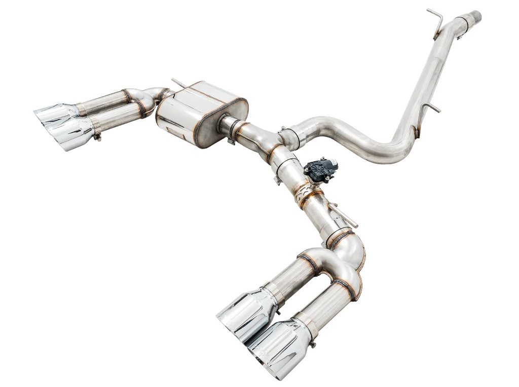AWE Tuning Audi 8V S3 SwitchPath Exhaust w/Chrome Silver Tips 102mm