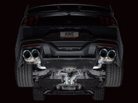 AWE 2024 Ford Mustang Dark Horse S650 RWD SwitchPath Catback Exhaust w/ Quad Chrome Silver Tips