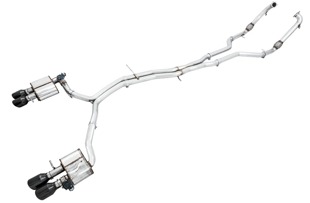 AWE Tuning Audi B9 S5 Coupe SwitchPath Exhaust w/ Black Diamond Tips (102mm)
