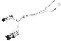 AWE Tuning Audi B9 S5 Sportback SwitchPath Exhaust - Non-Resonated (Black 102mm Tips)