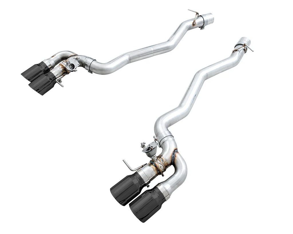 AWE Tuning 18-19 BMW M5 (F90) 4.4T AWD SwitchPath Axle-back Exhaust - Diamond Black Tips