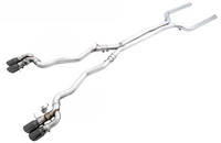 AWE Tuning 18-19 BMW F90 M5 SwitchPatch Cat-Back Exhaust- Black Diamond Tips