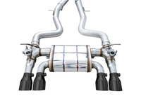 AWE Tuning BMW F8X M3/M4 SwitchPath Catback Exhaust - Diamond Black Tips