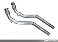 AWE Tuning Audi B8 4.2L Non-Resonated Downpipes for S5
