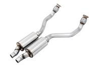 AWE Tuning Audi B8 4.2L Resonated Downpipes for S5
