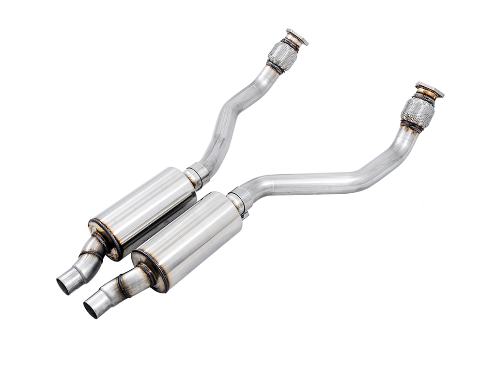 AWE Tuning Audi B8 4.2L Resonated Downpipes for RS5