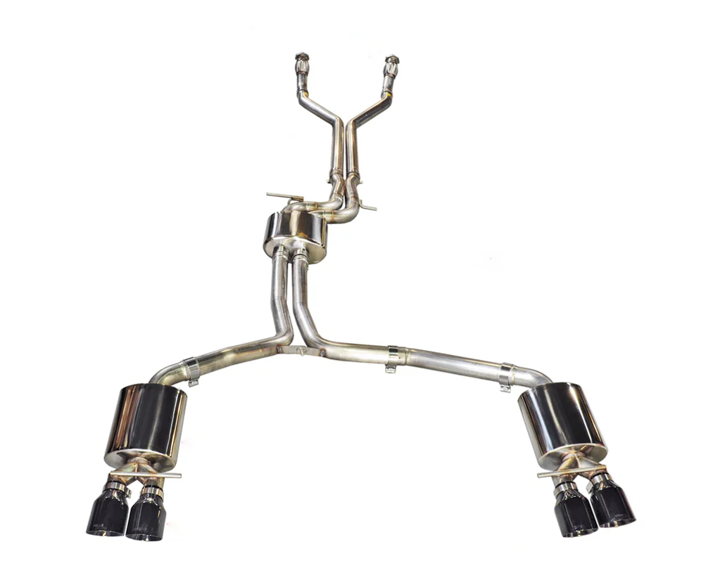 AWE Tuning Audi C7 / C7.5 S6 4.0T Touring Edition Exhaust - Polished Silver Tips