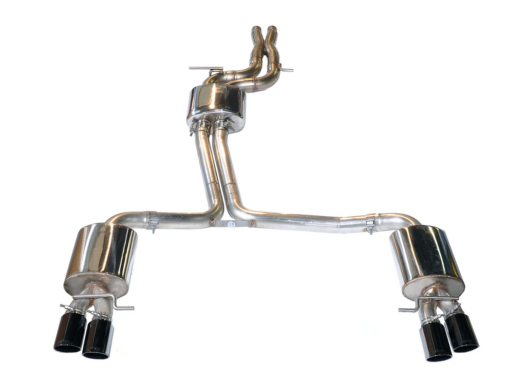AWE Tuning B8 / B8.5 S5 Cabrio Touring Edition Exhaust - Resonated - Diamond Black Tips