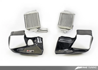 AWE Tuning Audi 2.7T Performance Intercooler Kit - w/Carbon Fiber Shrouds